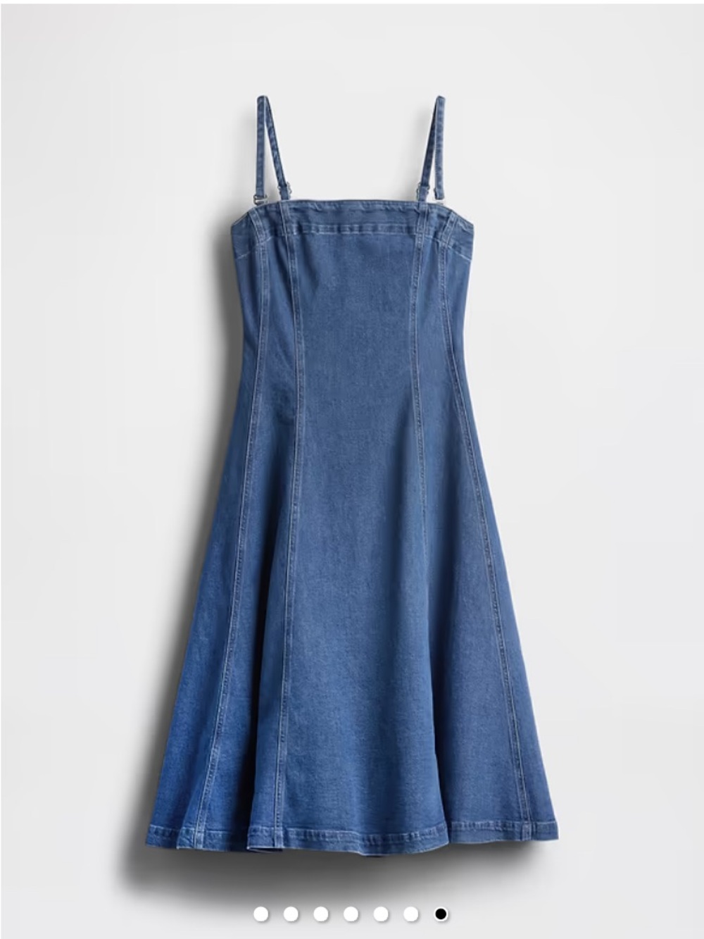 GAP Women’s Denim Midi Dress in Medium Wash - Size XS